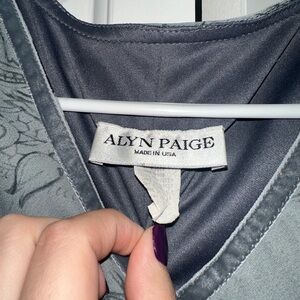 Alyn Paige Charcoal Gray Dress